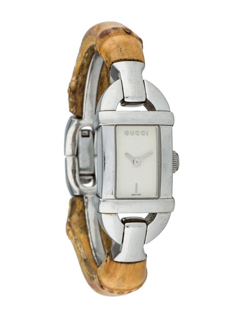 gucci women bamboo watch|Gucci bangle watches ladies.